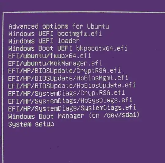 grub - the 1st option is Ubuntu