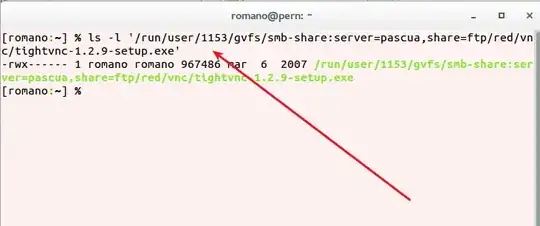 local path to a remote file