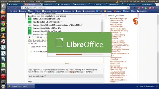 I get this error when clicking on the last 'r.linux.HDD'