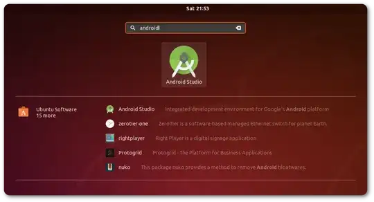 Open Android Studio from Dashboard Android Studio app on Dash