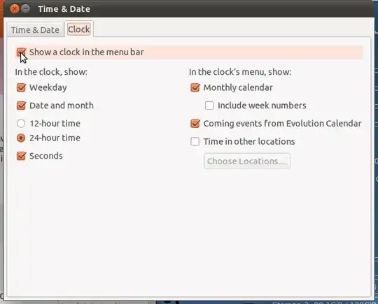error on second screen