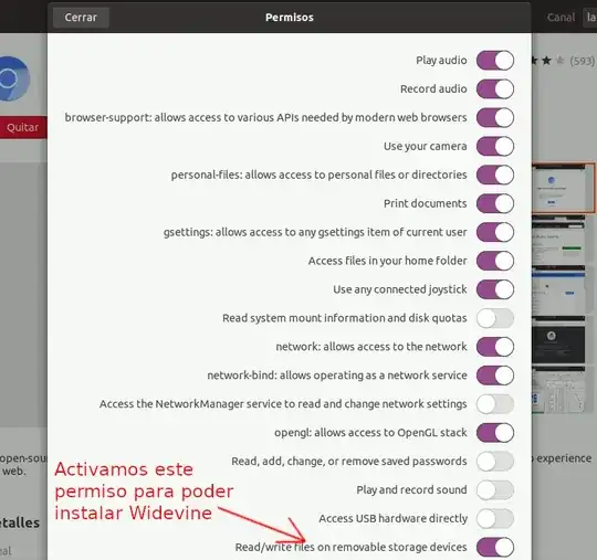 Permissions snap Chromium 2