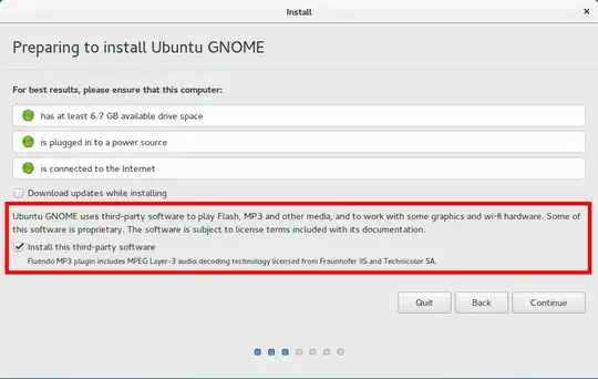 Install this third-party software check box