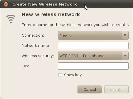 Enter name and passw