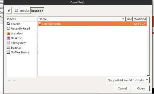 Audio (JACK) connections window