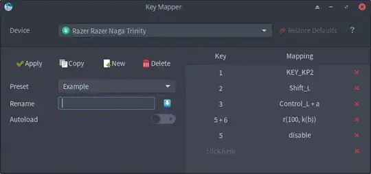 Screenshot of Key Mapper