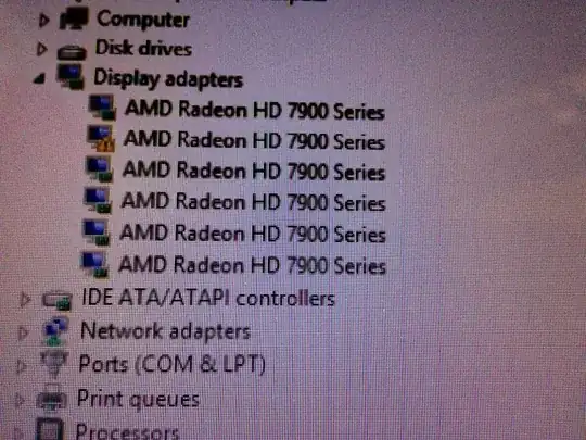 5 gpu drivers installed, 6th one not