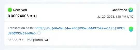 explorer address transaction