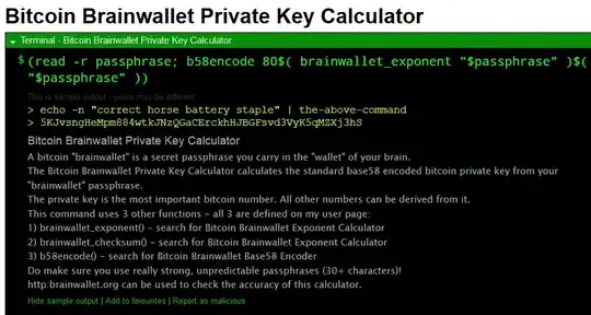 Screen capture of URL