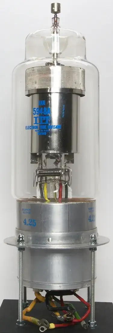 ITT Electron Tube Division JAN 5948A Hydrogen Thyratron image from Lamps & Tubes website