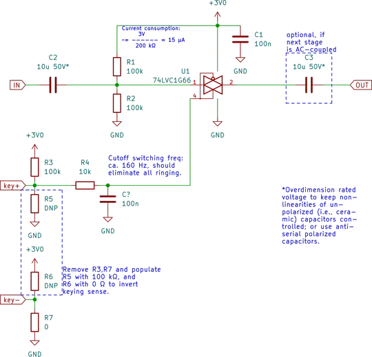 Schematic based on the sn74lvc1g66