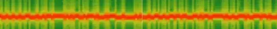partial signal spectrogram