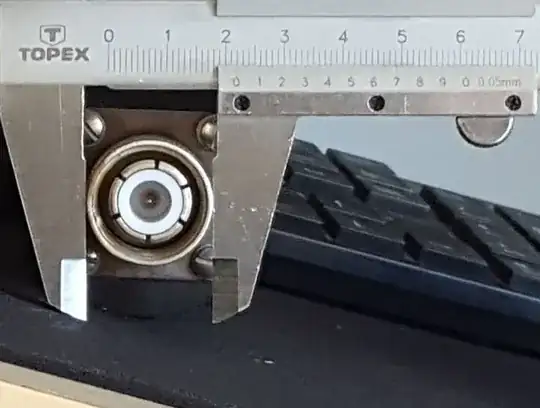 The connector head on