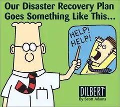 Disaster recovery plan of Dilbert