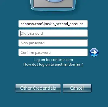 Windows Server 2008 R2 Change Password screen