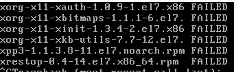 Rpm package failed