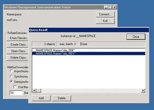 WBEMTEST __NAMESPACE