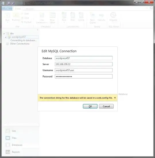 WebMatrix MySQL Connection