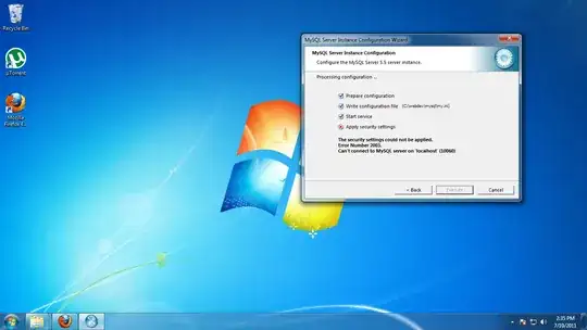 Index out of range error