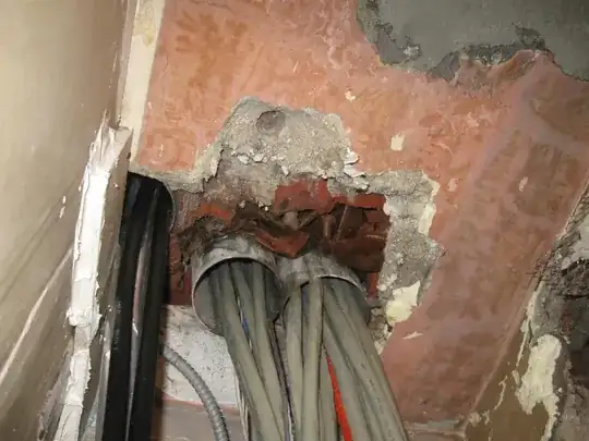 Vertical riser, going up