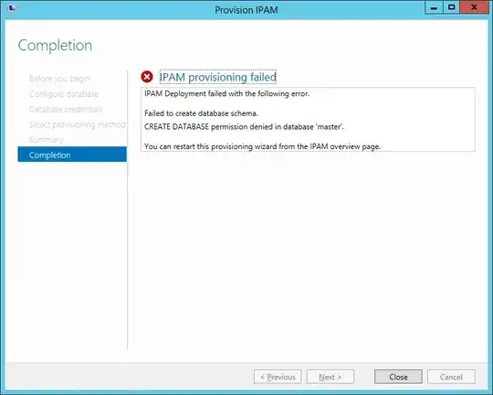 IPAM Installation Failure