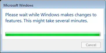 Wait until the 'please wait' dialog disappears to check that the fix has worked.