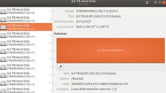 1Drive Showing Raid Member