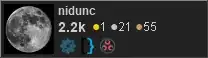 profile for nidunc on Stack Exchange, a network of free, community-driven Q&A sites