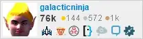 profile for galacticninja on Stack Exchange, a network of free, community-driven Q&A sites