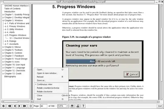 xpdf window