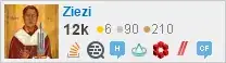 profile for Ziezi on Stack Exchange, a network of free, community-driven Q&A sites