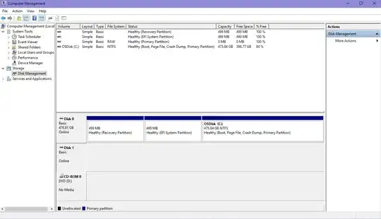 Disc Management SC - can't find my external HDD