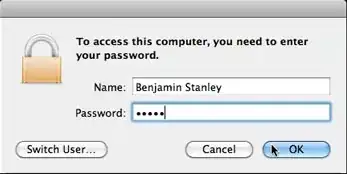 Mac OS X Snow Leopard Switch User button