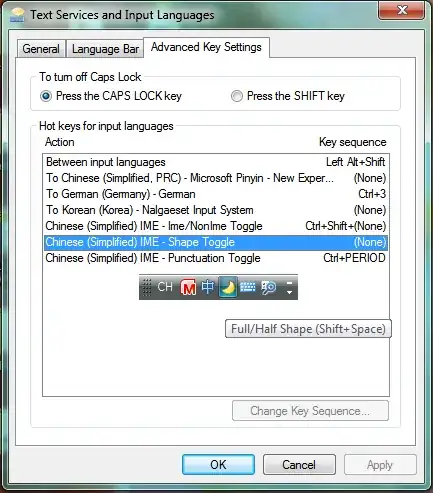 After Registry change and reboot