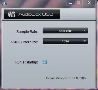 Sound card driver software