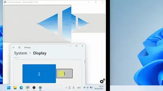 Example Configuration. in the background is Continuous Mouse