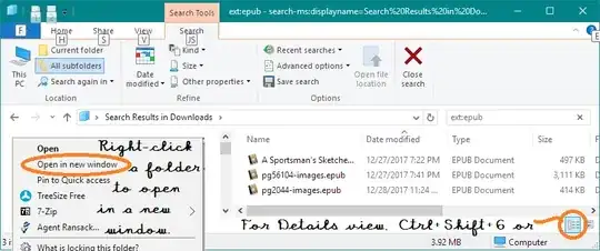 Windows Search options