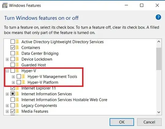 Disabling Hyper-V on Windows 10 Pro