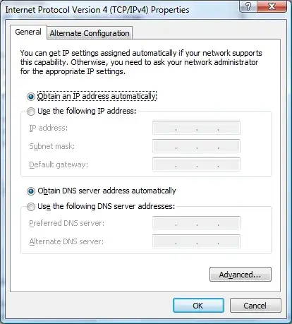 DNS config dialog