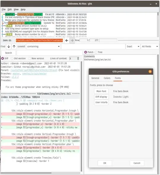 screenshot with colorific colours
