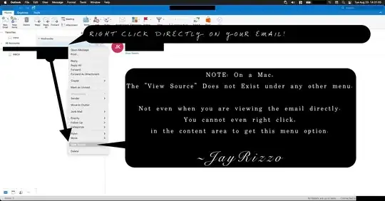 Right Click on the Email Directly in the middle column.