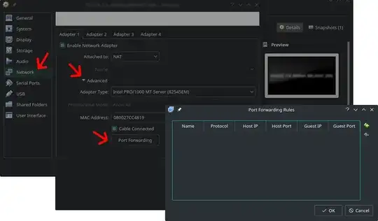 "Settings..." -> "Network" -> "Advanced"