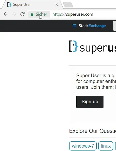 Save a certificate using chrome