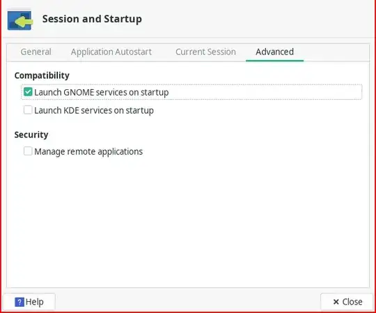 xfce -> Session and Startup -> Advanced