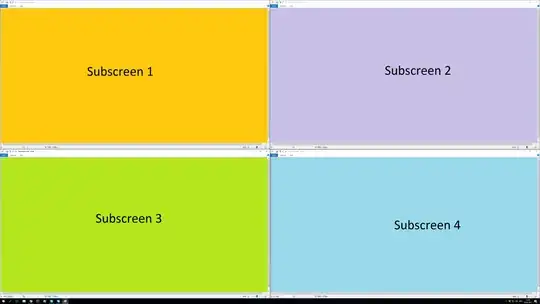 before monitor turned off
