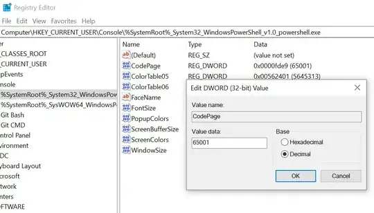 Manually changing the