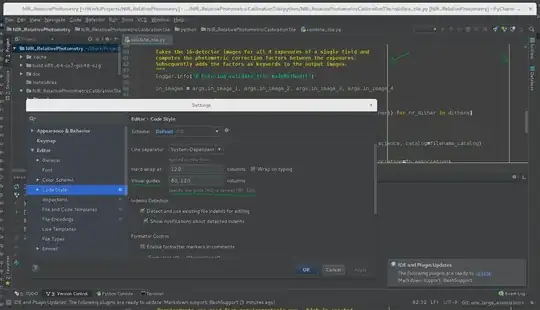 Pycharm with visual guides