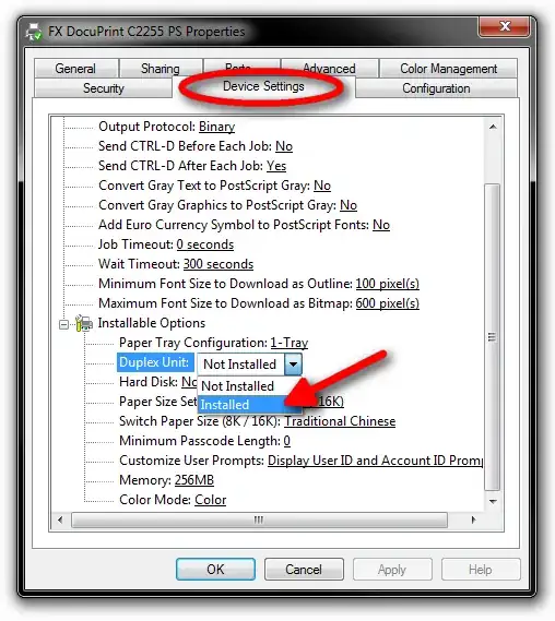 Screenshot of QNAP configuration screen showing list of Ethernet interfaces