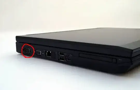 Latitude E5500 serial port detail