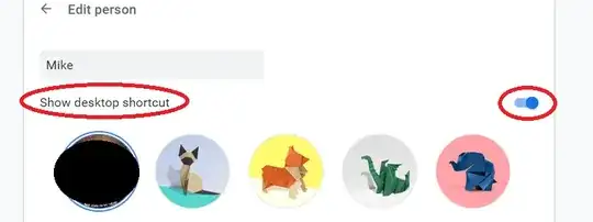 Show desktop shortcut